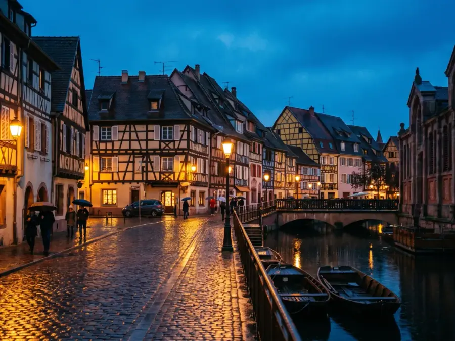La fa&ccedil;ade de la brasserie Schwendi &agrave; Colmar