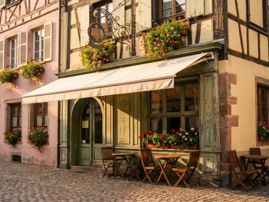 La terrasse de la brasserie Schwendi
